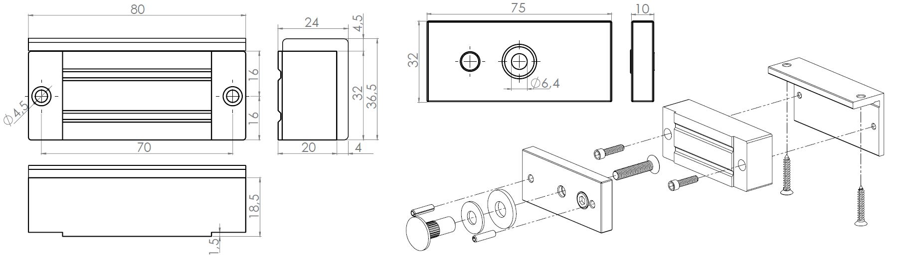 YM-60N Sktapad mgnes mretei